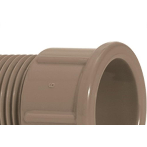 Adaptador Marrom Amanco Curto Liso Rosca 40X1.1/4 10233/11510 - Kit C/10 