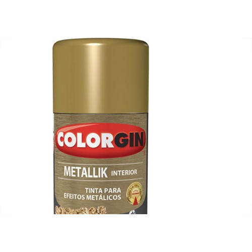Tinta Spray Colorgin Metalik Prata 350Ml 53