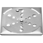 Grelha Inox Hidrolar Quadrada 10Cm Com Fecho 30187