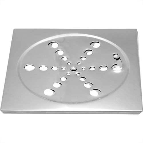 Grelha Inox Hidrolar Quadrada 15Cm Com Fecho 30299