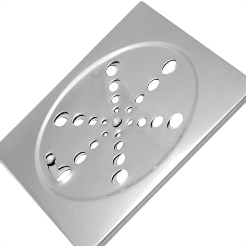 Grelha Inox Hidrolar Quadrada 15Cm Com Fecho 30299