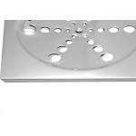 Grelha Inox Hidrolar Quadrada 15Cm Com Fecho 30299