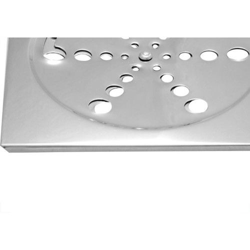 Grelha Inox Hidrolar Quadrada 15Cm Com Fecho 30299