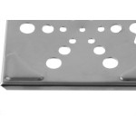 Grelha Inox Hidrolar Quadrada 10Cm Fixa 30585