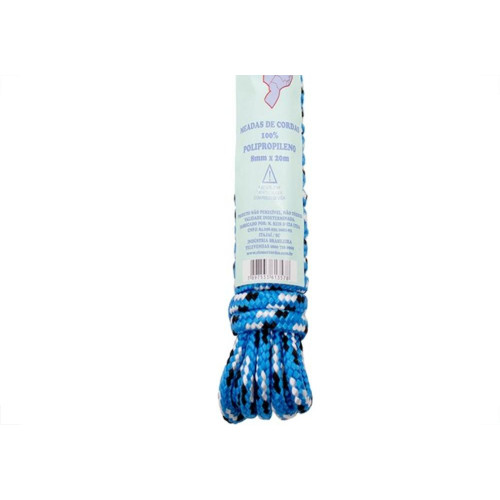 Corda Meada Polipropileno Riomar Colorida 08Mm X 20M 