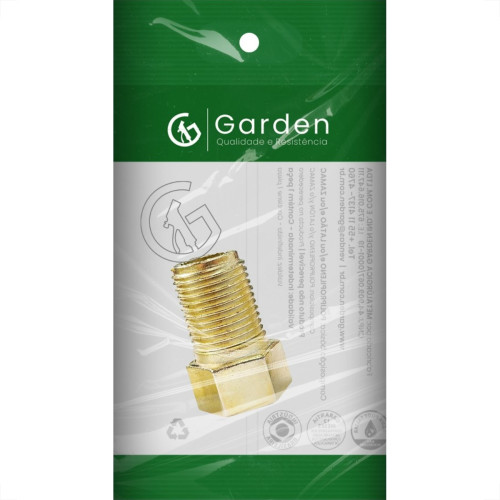 Aumento Torneira Garden Zamac Amarelo 1/2  Medio 10858E
