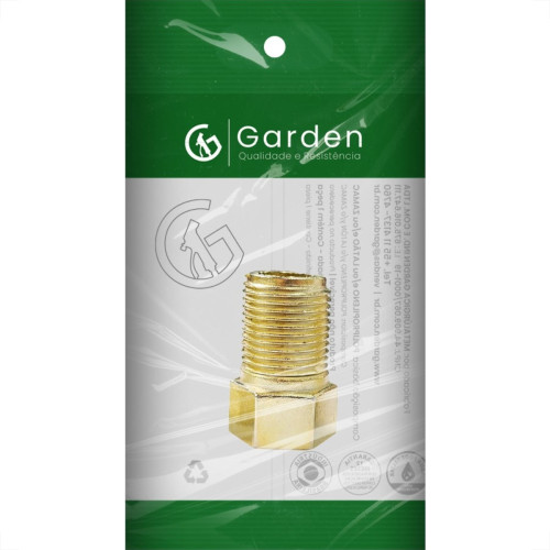 Aumento Torneira Garden Zamac Amarelo 3/4  Medio 10861E Aumento Torneira Garden Zamac Amarelo 3/4  Medio 10861E