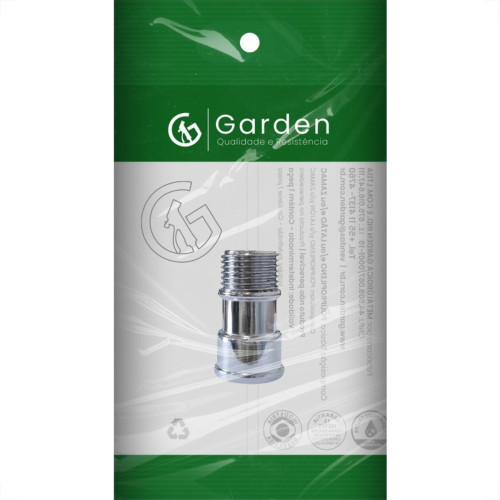 Extensao Torneira Garden Zamac Cromada 1/2 Curta 11850E Extensao Torneira Garden Zamac Cromada 1/2 Curta 11850E