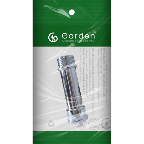 Extensao Torneira Garden Zamac Cromada 1/2 Longa 11852E Extensao Torneira Garden Zamac Cromada 1/2 Longa 11852E