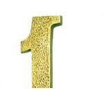 Numero Colonial Pvc Apartamento Caiado 1  - Kit C/10 