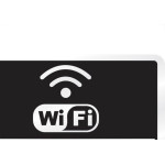 Placa Sinalizacao Aluminio 16X23 ''Wifi Insira Senha'' 150Ar