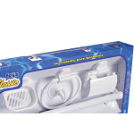 Acessorio Wc Daivak Abs+Metal Branco 5 Pecas Com Ventosa 503