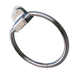 Acessorio Wc Daivak Toalha Redondo Cromado Com Ventosa 148