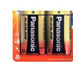 Pilha Panasonic Alcalina Grande Cartela 2 Pecas Lr20Xab/2B