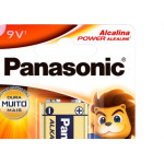 Pilha Panasonic Alcalina Bateria 9V Com 1 Peca 6Lf22Xab/1B24