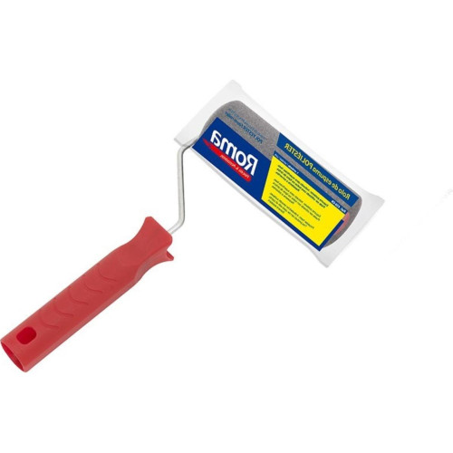 Rolo Poliester Roma Cinza 15Cm Com Cabo 430-15