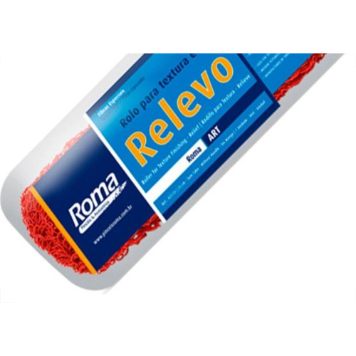 Rolo Textura Roma Relevo 23Cm Sem Cabo 433 23