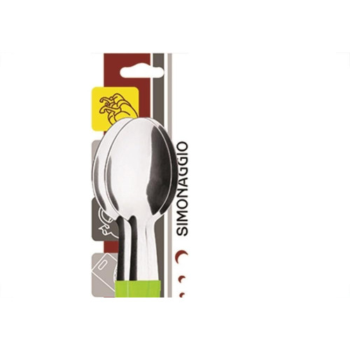 Colher Simonaggio Mesa Pratik 3Pecas Verde 331/3