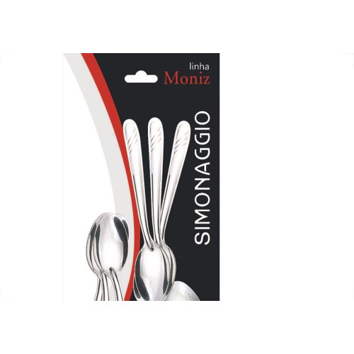 Colher Simonaggio Cafe Moniz 6Pecas Inox 200.106.0105.300