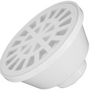 Ralo Sifonado Krona 100X38X40 Redonda Branco 922
