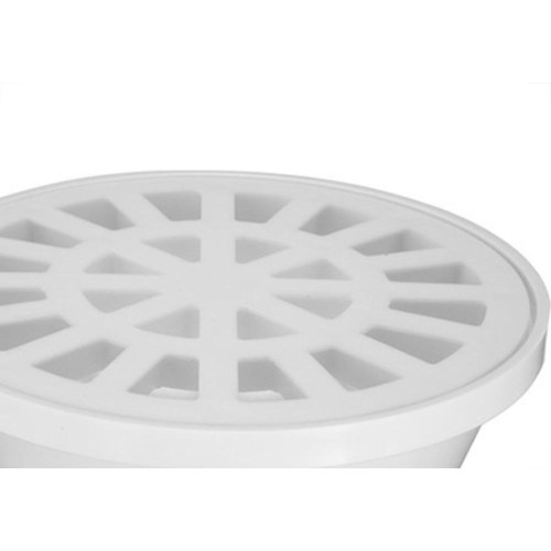 Ralo Sifonado Krona 100X38X40 Redonda Branco 922