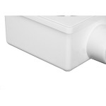 Ralo Sifonado Krona 100X52X40 Quadrada Branco 931