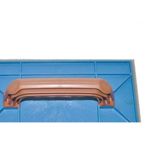 Desempenadeira Pvc Zumplast 17X30 Com Espuma Azul 2269