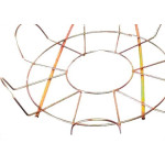 Suporte Para Vaso Iguatemi N.2 Margarida Parede Bicromatizado 59 - Kit C/5 