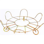 Suporte Para Vaso Iguatemi N.2 Margarida Mesa Bicromatizado 521010 - Kit C/5 