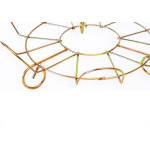 Suporte Para Vaso Iguatemi N.2 Margarida Mesa Bicromatizado 521010 - Kit C/5 