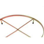 Suporte Para Vaso Iguatemi N.3 Rasteiro 24Cm Bicromatizado 104 - Kit C/5 