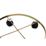Suporte Para Vaso Iguatemi N.5 Rasteiro 31Cm Com 4 Rodas Bicromatizado 139