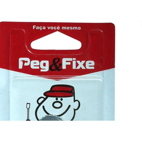 Cartela Abracadeira Rosca Sem Fim  1/2 X 5/8'' Peg&Fixe Com 1 Peca Aasf/02