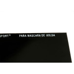 Vidro Retangular Escuro Mascara Solda 12 8074 - Kit C/25 