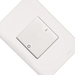Conjunto Perlex Aros 4X2 Branco Com Placa(1Bipolar 16A) 7306