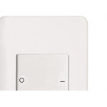 Conjunto Perlex Aros 4X2 Branco Com Placa(1Bipolar 16A) 7306