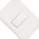 Conjunto Perlex Aros 4X2 Branco Com Placa(1Paralelo) 7381P