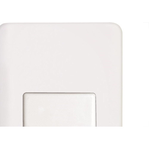 Conjunto Perlex Aros 4X2 Branco Com Placa(1Paralelo) 7381P
