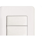 Conjunto Perlex Aros 4X2 Branco Com Placa(2Simples+Tomada 20A) 7382/15