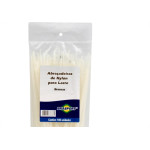 Abracadeira Nylon Brasfort Branca 4,8X150 100 Pecas 7339