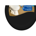 Assento Sanitario Herc ''Economico'' Preto 182