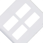 Placa Perlex Aros 4X4 (4 Modulos Distanciadas) 73Pl22S