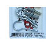 Cartela Escapula Com Bucha 6 Peg&Fixe Kit Com 6 Pecas Aesb/04