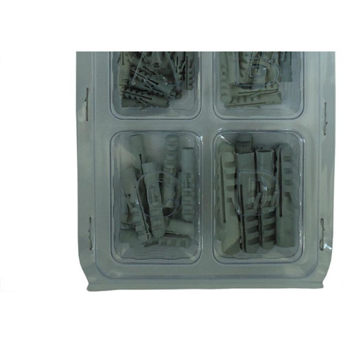 Cartela Bucha Fixacao 4A8Mm Peg&Fixe Kit Com 53 Pecas Akit/50