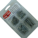 Cartela Bucha Fixacao 4A8Mm+Parafuso Phillips Peg&Fixe Kit 66 Pecas Akit/69