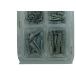 Cartela Bucha Fixacao 4A8Mm+Parafuso Phillips Peg&Fixe Kit 66 Pecas Akit/69