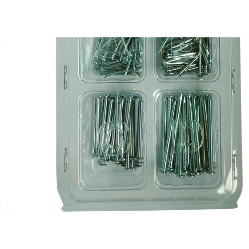 Cartela Prego Galvanizado Peg&Fixe Kit 120 Gramas Akit/61