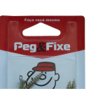 Cartela Parafuso Madeira Phillips Chata 4,5 X 40Mm Peg&Fixe 8 Pecas Apac/08