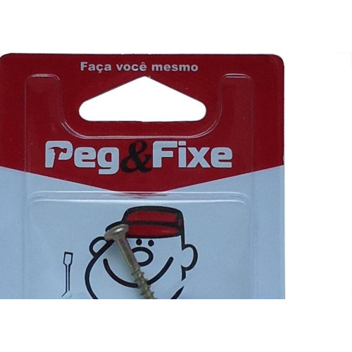 Cartela Bucha Fixacao Drywal 10+Parafuso Phillips Peg&Fixe Kit 2 Pecas Apbg/01