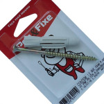Cartela Bucha Fixacao 10 Com Anel+Parafuso 6 X 90 Peg&Fixe Kit 2 Pecas Apoc/12